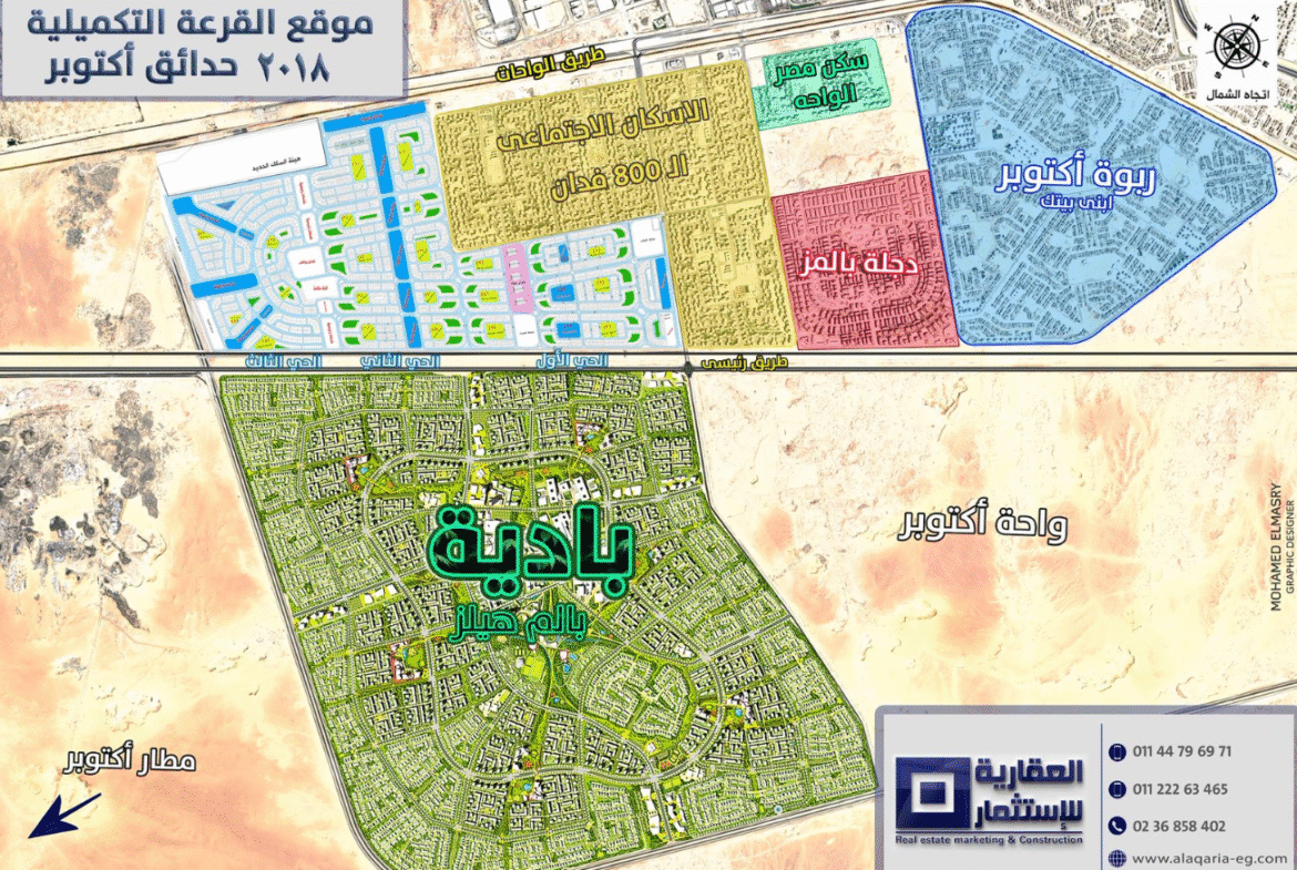 مطلوب مطور عقاري في أكتوبر الجديدة
