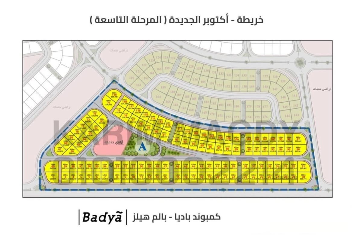 أراضي استثمارية أكتوبر الجديدة