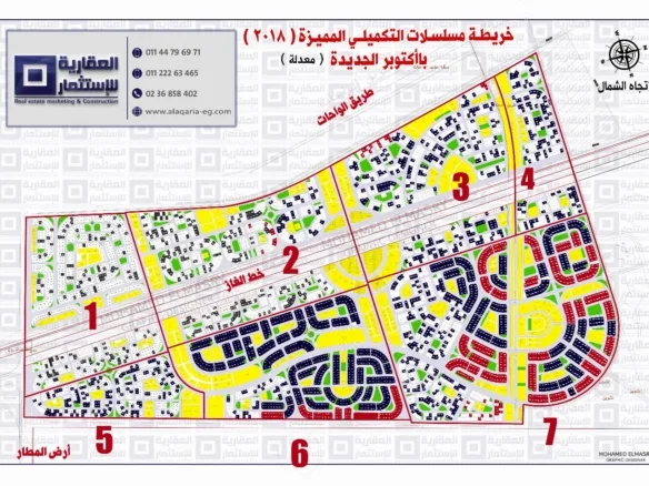 أفضل أراضي استثمار في أكتوبر الجديدة 