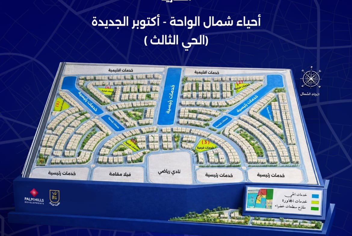 أرض للبيع في بيت الوطن أكتوبر الجديدة