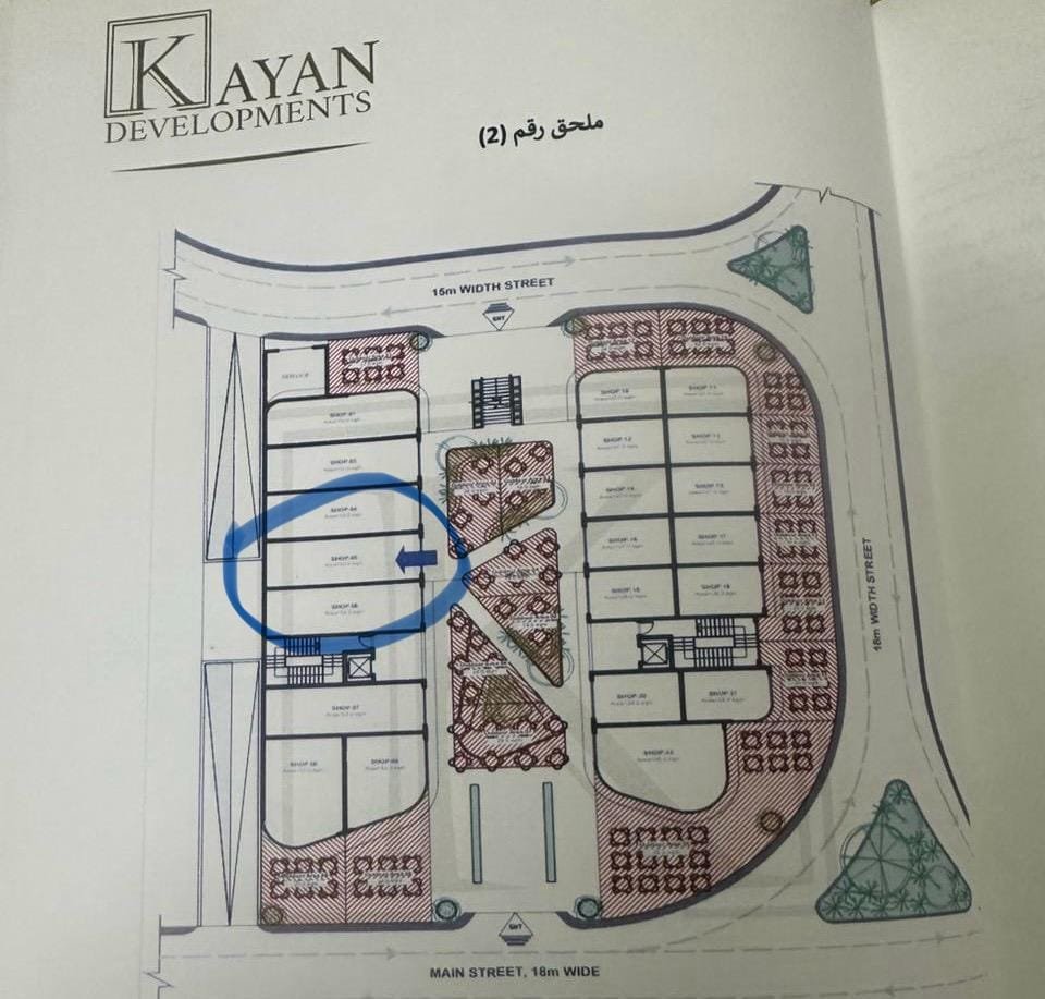 محل للبيع في مول تجاري أكتوبر