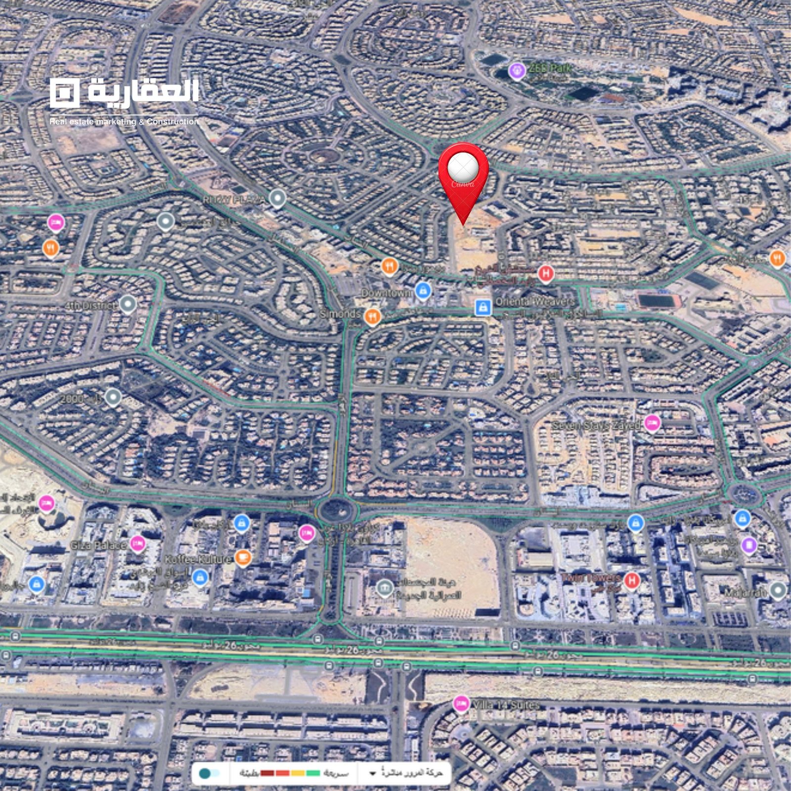 ارض محطة بنزين للبيع الشيخ زايد