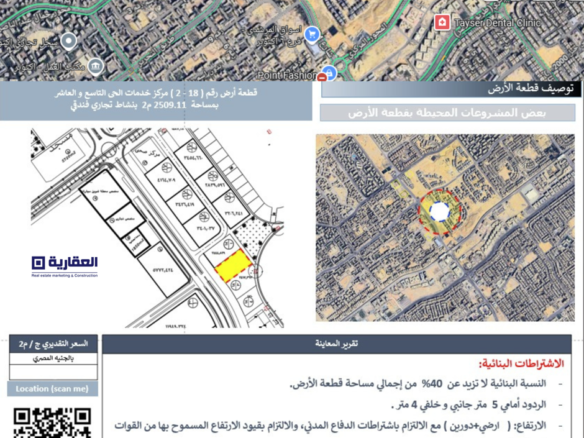 ارض فندق للبيع 6 اكتوبر