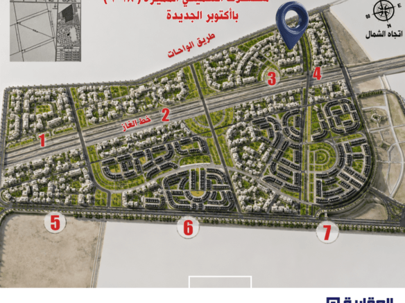 أرض للبيع أكتوبر الجديدة