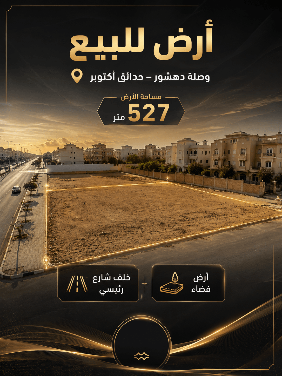أرض للبيع وصلة دهشور أرض للبيع وصلة دهشور