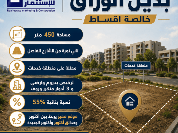 أراضي للبيع بديل الوراق