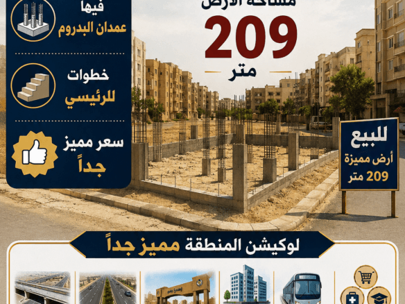 أرض للبيع بمدينة 6 أكتوبر