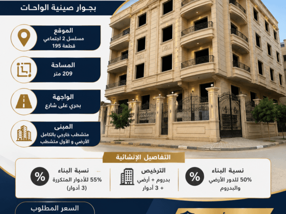 عمارة للبيع 6 أكتوبر