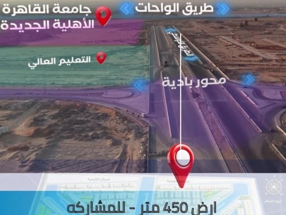 أرض للمشاركة في أكتوبر الجديدة