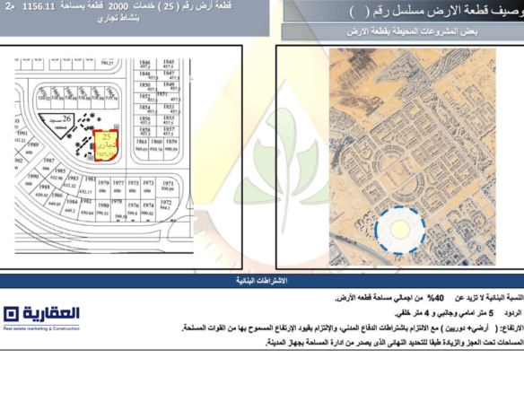 أرض مول تجاري للبيع